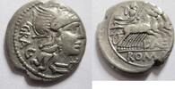 Römische Republik Denar Denar der Römischen Republik L. ANTES GRAGV 136 v. Chr. -
