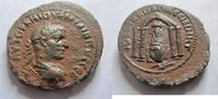 Rom Ae-27 Ae-27 von Philippus II. Nisibis in Mesopotamien Rs. Tyche im viersäuliger Tempel -