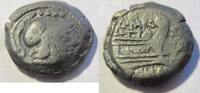 Ae-20 (Triens) 2. Jhd. v. Chr. Römische Republik Ae-20 (Triens) der Römischen Republik    Rs. Schiffsprora n. rechts fast sehr schön