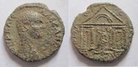 Rom Ae-23 Ae-23 von Severus Alexander als Caesar aus Orthosia in Phönizien Rs. Tempel -