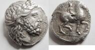 Griechenland Tetradrachme Tetradrachme (posthum) von Philippos II. aus Pella Rs. Reiter n. rechts -