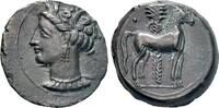 Greek - Zeugitania AE c. 400-350 BC - Carthage - gVF 250,00 EUR  zzgl. 8,00 EUR Versand