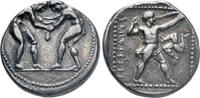Greek - Pamphylia AR Stater c. 400-380 BC - Aspendos - gVF 500,00 EUR  zzgl. 8,00 EUR Versand