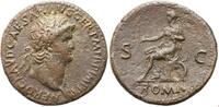 Roman Imperial - Lugdunum AE Sestertius 65 - Nero (54-68) - gVF