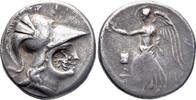 Greek - Pamphylia AR Tetradrachm c. 205-183 BC - Side - VF