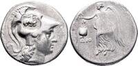 Greek - Pamphylia AR Tetradrachm c. 205-183 BC - Side - VF