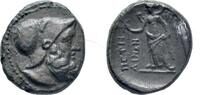 Greek - Bruttium AE late 3rd century BC - Petelia - VF