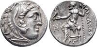 Greek - Macedon AR Drachm c. 310-301 BC - Teos, posthumous issue. Macedonian Kingdom, Alexander III 