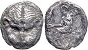 Greek - Bruttium AR Tetradrachm c. 435-425 BC - Rhegion - VF