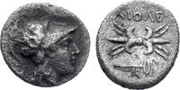 Greek - Lesbos AR Tetrobol c. 330-280 BC - Methymna - VF 120,00 EUR  zzgl. 8,00 EUR Versand