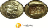 Lydia Third-Stater (Trite) c. 610-546 v. Chr vz+