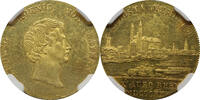 Germany Bavaria Ducat 1830 RHINE RIVER LUDWIG MS 62