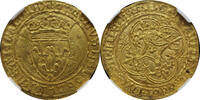 France ECU'OR 1380-1422 Charles VI MS 65 4132,63 EUR  zzgl. 34,44 EUR Versand