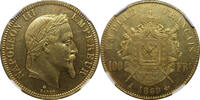 France 100 Francs 1869 Napoleon III MS 62 5854,56 EUR  zzgl. 34,44 EUR Versand