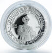 Turkmenistan 500 manat Mohammad Bairam Khan Turkmen silver coin 2001 PP