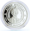100 som 1999 Uzbekistan set of 4 coins Famous Persons Great Ancestors Ag coins 1999 - 2001 PP