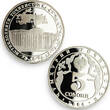 5 somoni Tajikistan set of 4 coins 15th Anniversary of Independence silver coins 2006 PP