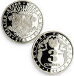 5 somoni Tajikistan set of 4 coins 15th Anniversary of Independence silver coins 2006 PP