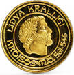 Turkey 1000000 lira Lydian Empire series King Coesus gold coin 1997 PP