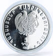 Armenia 5 dram 5th Anniversary of Dram Money Banknotes proof silver coin 1998 PP