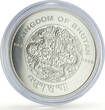Bhutan 300 ngultrum Lunar Calendar Year of the Monkey proof silver coin 1996 PP