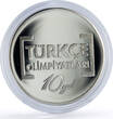 Turkey 50 lira Turkish Olympics 100th Anniversary Tree proof silver coin 2012 PP