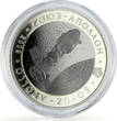 Kazakhstan 500 tenge Soyuz Apollo Mission Space proof silver coin 2009 PP