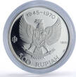Indonesia 500 rupiah Wayang Dancer Independence proof silver coin 1970 PP