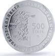 Kazakhstan 500 tenge Buckles Deers Nomads Treasures PF70 NGC silver coin 2010 PP