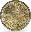 Peru 10 centavos Republic Coinage Radiant Sun KM-198 MS 64 PCGS CuNi coin 1880 unz