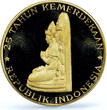 Indonesia 5000 rupiah Manjusri Statue Independence PR 68 PCGS gold coin 1970 PP