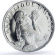 Haiti 50 gourdes Woman on the Beach Fineness Left PF68 NGC silver coin 1973 PP