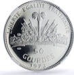 Haiti 50 gourdes Woman on the Beach Fineness Left PF68 NGC silver coin 1973 PP