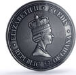 Ghana 5 cedis Da Vinci Meteorite Moon Planets Space MS 70 NGC silver coin 2019 Antique-Finish