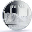 Kazakhstan 100 tenge Faisal Mosque Islam Architecture PF 70 NGC silver coin 2006 PP