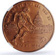 Vietnam 10 dong Football Soccer World Cup USA 1994 MS 65 NGC copper coin 1992 BU