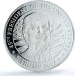 Equatorial Guinea  Guinea Equatorial 500 francs Donald Trump Politics PR 70 PCGS silver coin 2017 PP