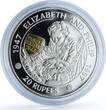 Mauritius 20 rupees Elizabeth II Philip Prince Charles KM-64 silver coin 1997 PP