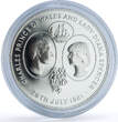 Saint Helena, Ascension and Tristan da Cunha  Saint Helena 25 pence Wedding KM-9a Charles Diana Ship proof silver coin 1981 PP