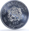 Morocco 250 dirhams Mohammed VI Enthronement 1st Anniversary BU silver coin 2000 st