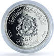 Morocco 250 dirhams Mohammed VI Enthronement 2nd Anniversary BU silver coin 2001 st