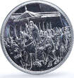 Morocco 200 dirhams Hassan II Enthronement 30th Anniversary BU silver coin 1991 st