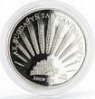 Turkmenistan 500 manat Centennial of the Discovery of Ak Bugday silver coin 2004 PP