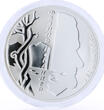 Abkhazia 10 apsars Famous Abkhazians series Poet Fazil Iskander silver coin 2009 Proof-like