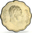 Iraq 4 fils King Faisal II Coinage Coat of Arms KM-111 MS64 PCGS CuNi coin 1953 unz