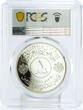 Iraq 1 dinar 50th Anniversary of Army PR67 PCGS silver coin 1971 PP