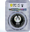 Tajikistan 100 somoni 30 Years Of Independence PR70 PCGS silver coin 2021 PP
