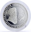 Tajikistan 5 somoni Poet Abuabdullo Rudaki Poetry Literature silver coin 2008 PP
