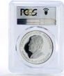 Turkmenistan 500 manat Endangered Wildlife Tiger PR69 PCGS silver coin 1999 PP