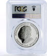Turkmenistan 500 manat Endangered Wildlife Gecko PR69 PCGS silver coin 1996 PP